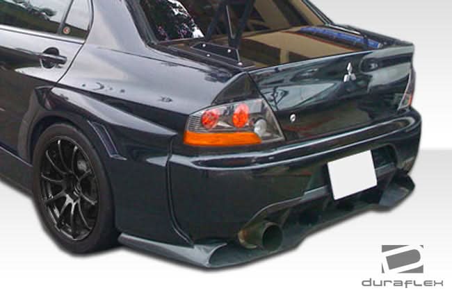 2003-2006 Mitsubishi Lancer Evolution 8 9 VT-X Style Wide Body Rear Fender Flares - 4 Piece - FRP