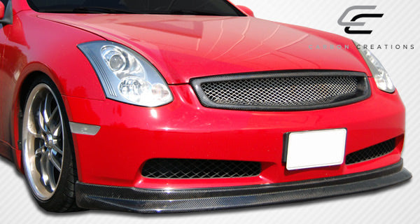 2003-2007 Infiniti G35 D-Spec Style Front Lip Under Spoiler - Carbon