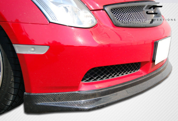 2003-2007 Infiniti G35 D-Spec Style Front Lip Under Spoiler - Carbon