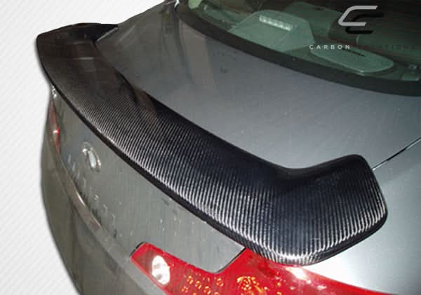 2003-2007 Infiniti G35 OEM Look Rear Wing Spoiler - Carbon Fiber