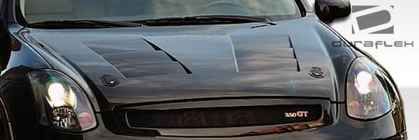 2003-2007 Infiniti G35 TS-1 Style Hood - FRP