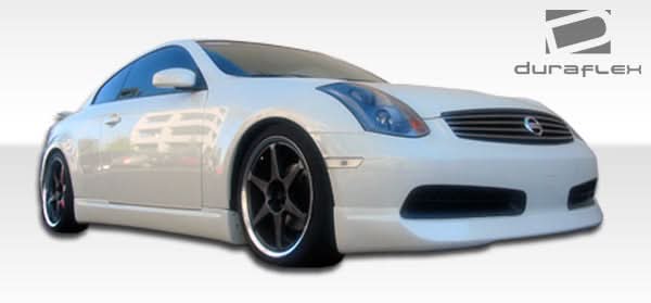2003-2007 Infiniti G35 I-Spec Style Side Skirts - 2 Piece - FRP