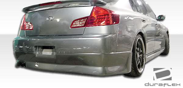 2003-2004 Infiniti G35 GT Competition Style Rear Lip Spoiler - FRP
