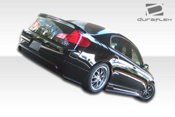 2003-2006 Infiniti G35 Sedan Sigma Style Side Skirts - 2 Piece - FRP