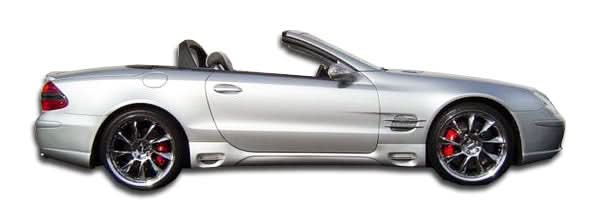 2003-2012 Mercedes SL Class R230 LR-S Style Side Skirts - 2 Piece - FRP
