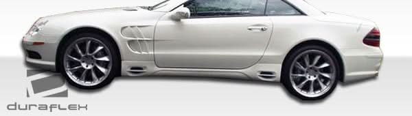 2003-2012 Mercedes SL Class R230 LR-S Style Side Skirts - 2 Piece - FRP