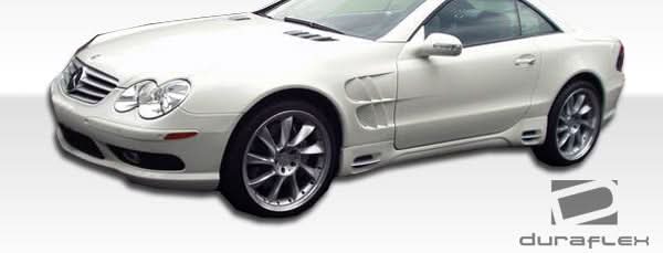 2003-2012 Mercedes SL Class R230 LR-S Style Side Skirts - 2 Piece - FRP