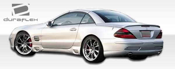 2003-2012 Mercedes SL Class R230 LR-S Style Side Skirts - 2 Piece - FRP