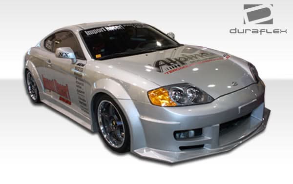 2003-2006 Hyundai Tiburon Poison Style Flared Front Bumper Cover - FRP
