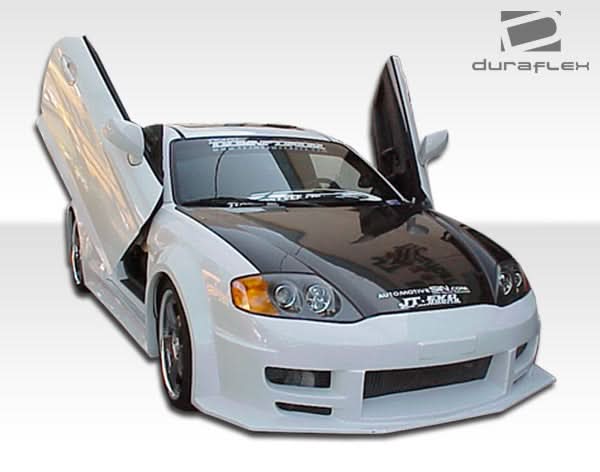 2003-2006 Hyundai Tiburon Poison Style Flared Front Bumper Cover - FRP