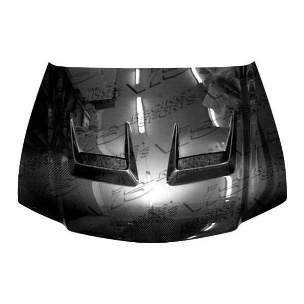 2004-2005 Acura TSX 4 doors JS Style Carbon Fiber Black Hood