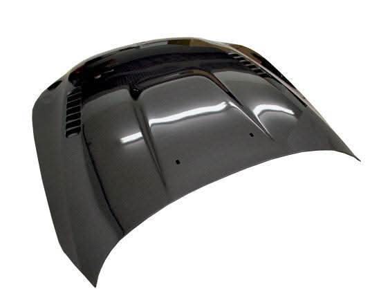 2004-2010 BMW 5 SERIES E60 4 doors XTS Style Carbon Fiber Black Hood