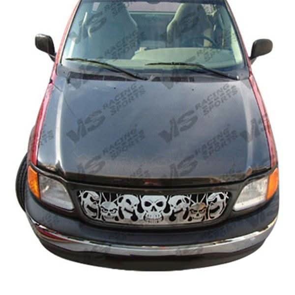 2004-2008 Ford F150 4 doors 2 doors OEM Style Carbon Fiber Black Hood