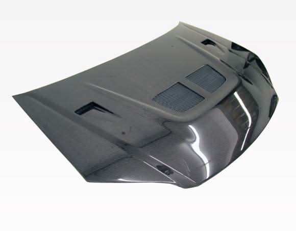 2004-2005 Honda Civic 4 doors 2 doors EVO Style Carbon Fiber Black Hood