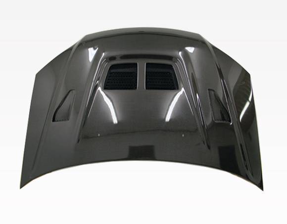 2004-2005 Honda Civic 4 doors 2 doors EVO Style Carbon Fiber Black Hood