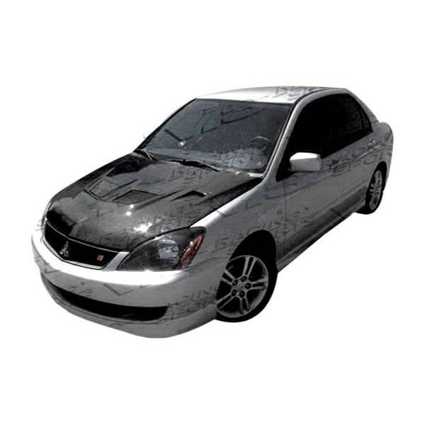 2004-2007 Mitsubishi Lancer 4 doors EVO Style Carbon Fiber Black Hood