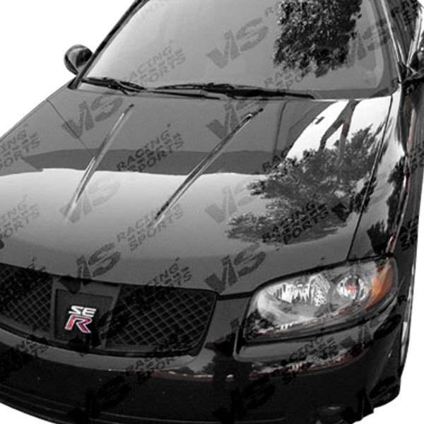 2004-2006 Nissan Sentra 4 doors OEM Style Carbon Fiber Black Hood