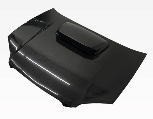 2004-2005 Subaru WRX 4 doors STI Style Carbon Fiber Black Hood
