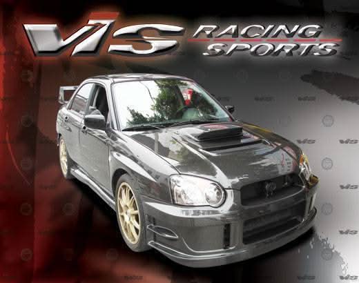 2004-2005 Subaru WRX 4 doors V Line Style Carbon Fiber Black Hood