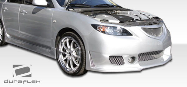 2004-2009 Mazda 3 B-2 Style Front Bumper Cover - FRP