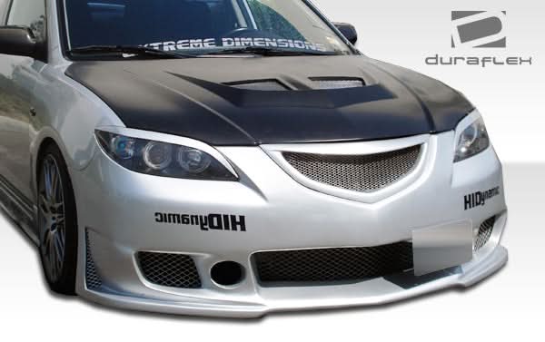 2004-2009 Mazda 3 B-2 Style Front Bumper Cover - FRP
