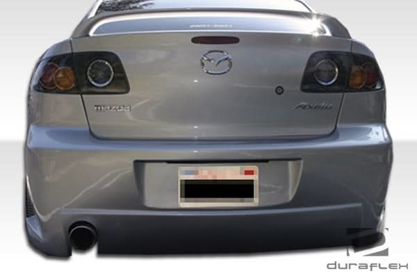 2004-2009 Mazda 3 4DR B-2 Style Rear Bumper Cover - FRP