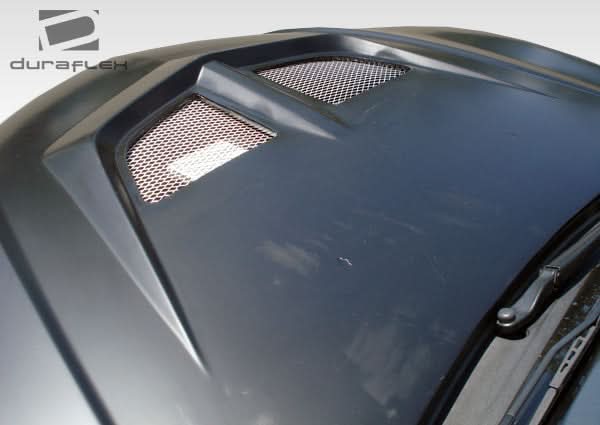 2004-2009 Mazda 3 4DR Evo Style Hood - 1 Piece - FRP