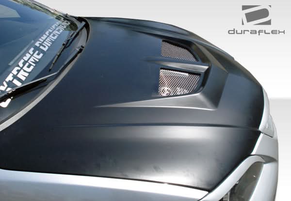 2004-2009 Mazda 3 4DR Evo Style Hood - 1 Piece - FRP