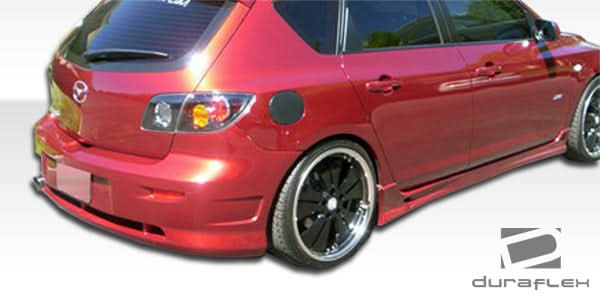 2004-2009 Mazda 3 K-1 Style Side Skirts Rocker Panels - FRP