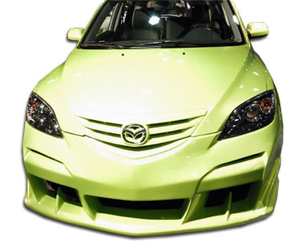 2004-2009 Mazda 3 HB Raven Style Front Bumper Cover - FRP