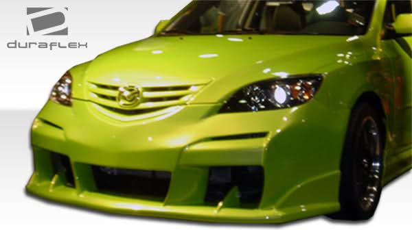2004-2009 Mazda 3 HB Raven Style Front Bumper Cover - FRP
