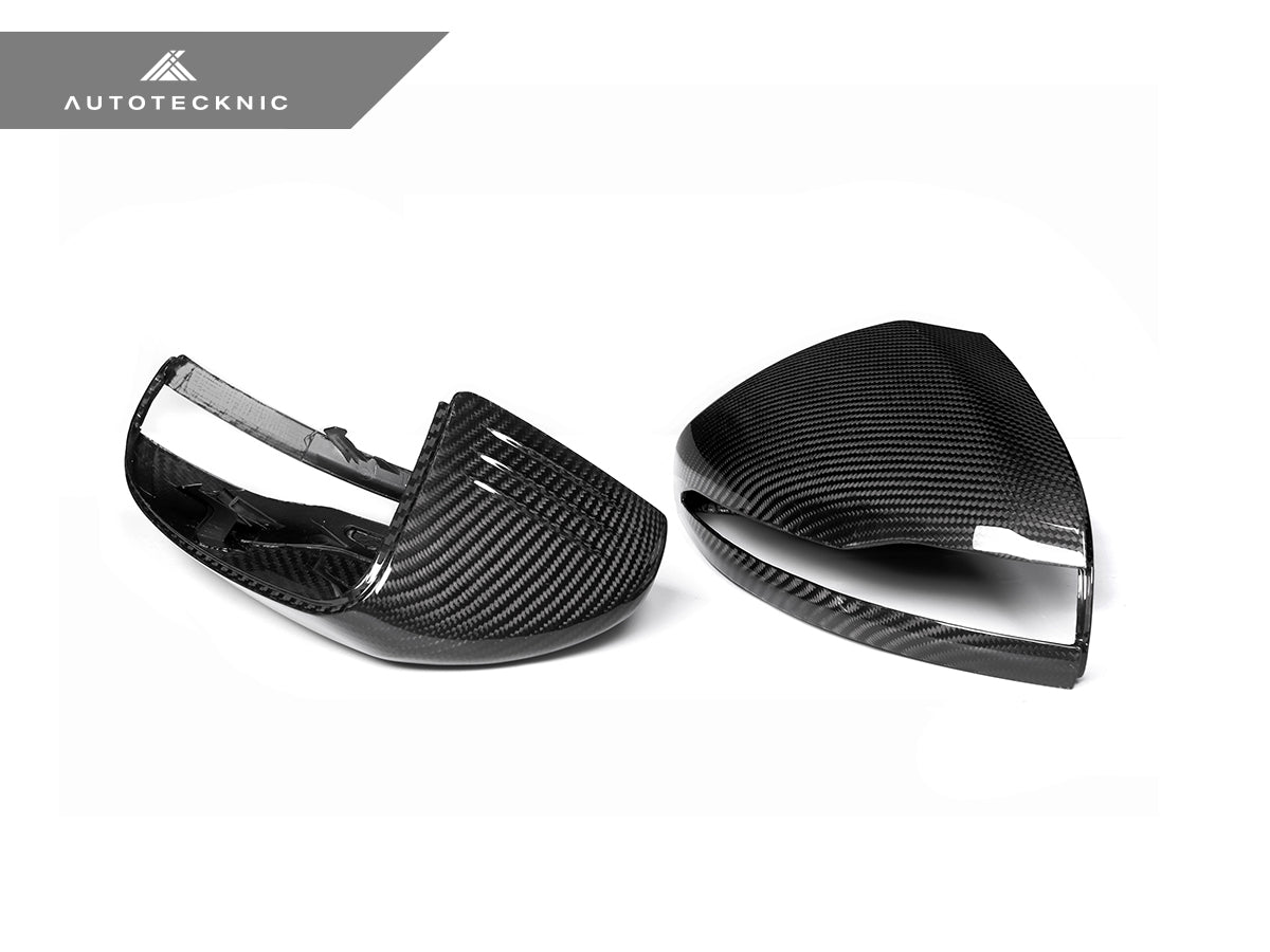 AutoTecknic Replacement Version II Dry Carbon Mirror Covers - Mercedes-Benz W238 E-Class Coupe