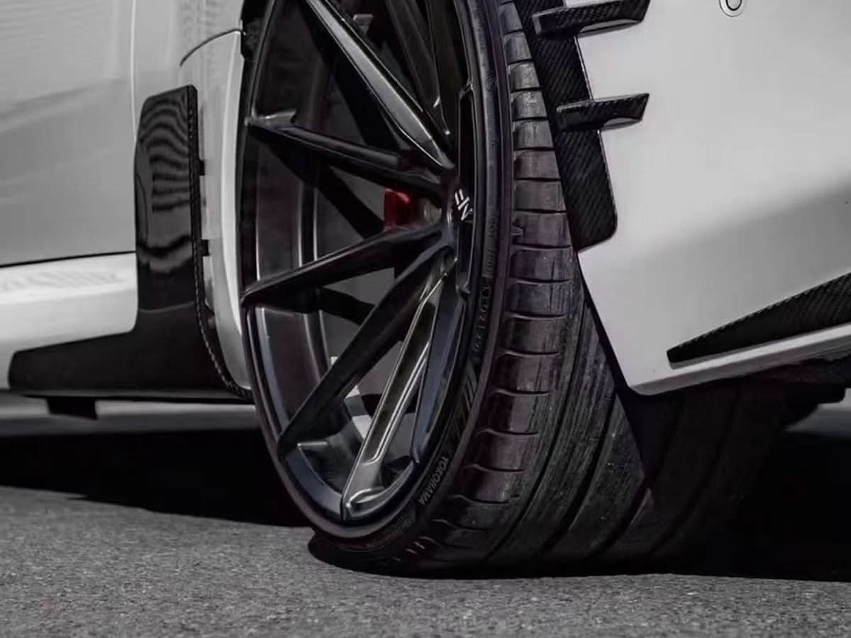 AutoTecknic Dry Carbon Side Skirt Winglet Set - BMW G87 M2