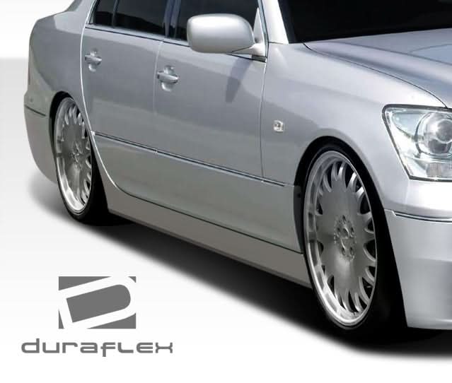 2004-2006 Lexus LS430 VIP Style Side Skirts Rocker Panels - FRP