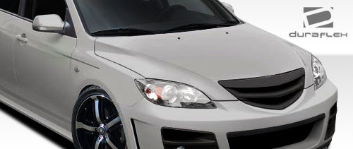 2004-2009 Mazda 3 HB X-Sport Style Grille - 1 Piece - FRP