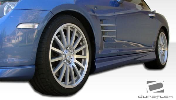 2004-2008 Chrysler Crossfire AMG Look Side Skirts - 2 Piece - FRP