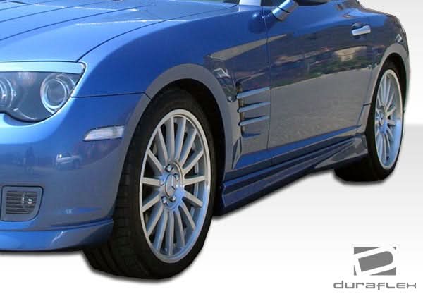 2004-2008 Chrysler Crossfire AMG Look Side Skirts - 2 Piece - FRP
