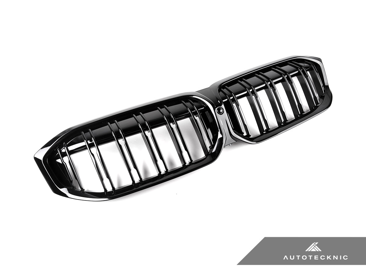 AutoTecknic Dual-Slats Gloss Black Front Grille - G20 3-Series LCI