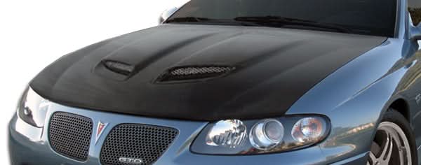 2004-2006 Pontiac GTO CV8-Z Style Hood - Carbon Fiber