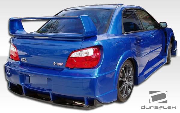 2004-2005 Subaru Impreza WRX STI C-GT Style Wide Body Rear Fender Flares - FRP