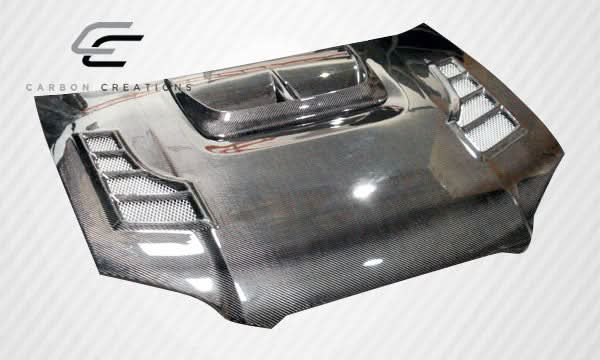 2004-2005 Subaru Impreza WRX STI C-1 Style Hood - Carbon Fiber