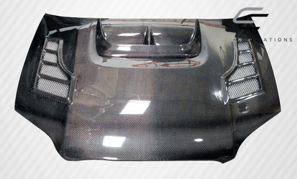 2004-2005 Subaru Impreza WRX STI C-1 Style Hood - Carbon Fiber