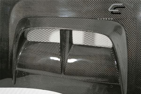 2004-2005 Subaru Impreza WRX STI C-1 Style Hood - Carbon Fiber