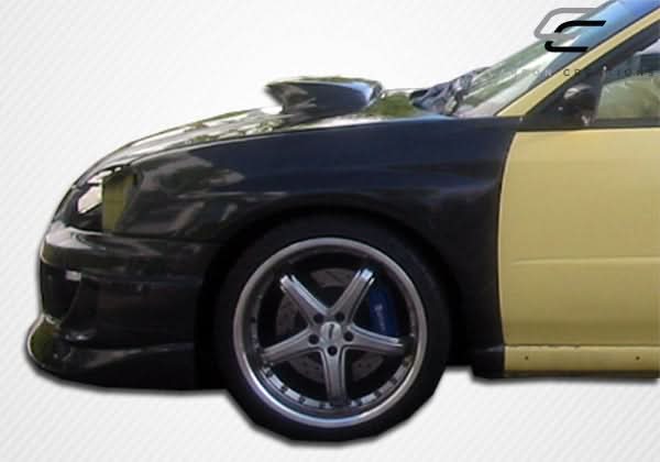 2004-2005 Subaru Impreza WRX STI OEM Look Fenders - 2 Piece - Carbon Fiber