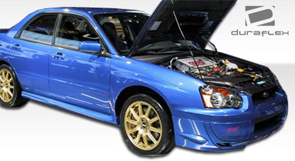2002-2007 Subaru Impreza WRX STI Look Side Skirts Rocker Panels - FRP