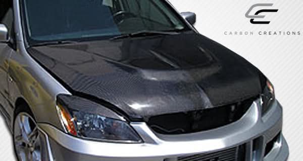 2004-2007 Mitsubishi Lancer Evo Style Hood - Carbon Fiber