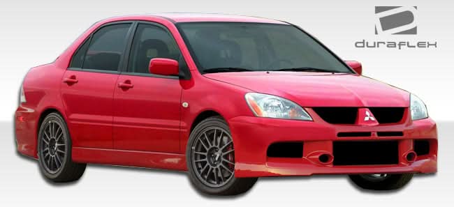 2004-2007 Mitsubishi Lancer MR Edition Style Front Bumper Cover - FRP