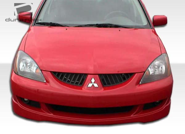 2004-2007 Mitsubishi Lancer Rally Style Front Lip Under Spoiler Air Dam - FRP