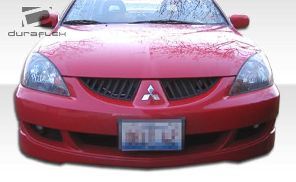 2004-2007 Mitsubishi Lancer Rally Style Front Lip Under Spoiler Air Dam - FRP