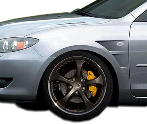 2004-2009 Mazda 3 4DR GT Concept Style Fenders - 2 Piece - FRP